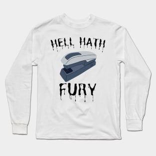 Garth Marenghi’s Darkplace Hell Hath Fury Stapler Long Sleeve T-Shirt